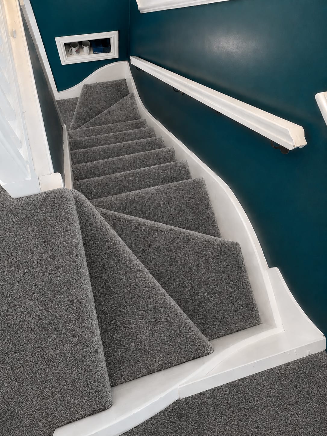 Grey staircase
